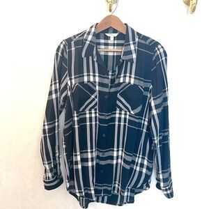 Lucky Brand Cloud Plaid Flannel Shirt